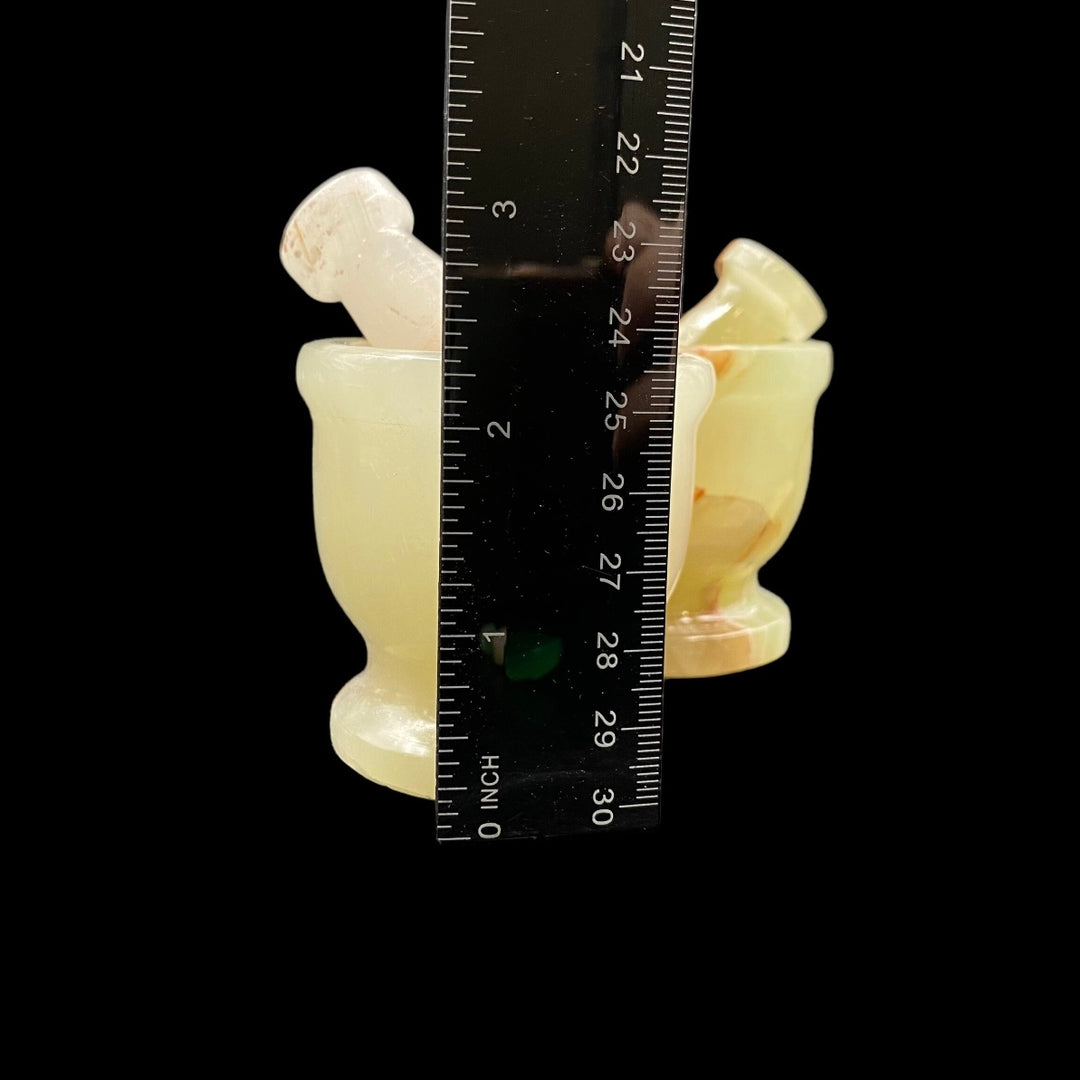 Onyx Mortar and Pestle 2.5" - Funky Stuff