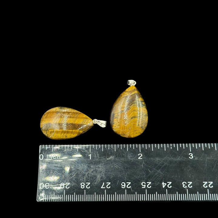 Tiger's Eye Teardrop Pendant - Funky Stuff