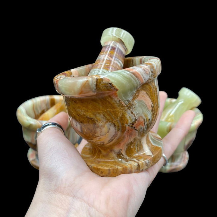Onyx Mortar and Pestle 3" - Funky Stuff
