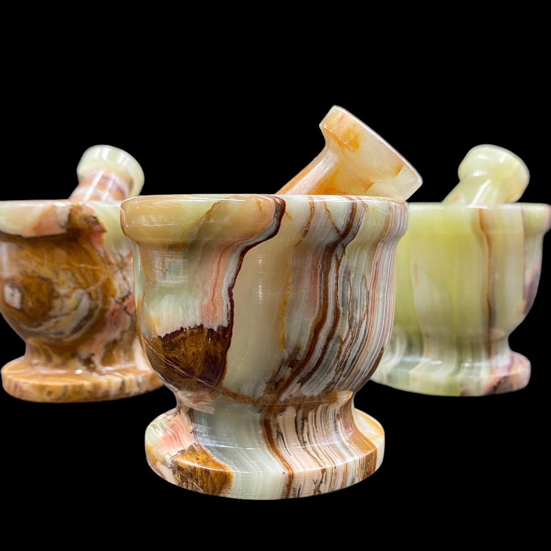 Onyx Mortar and Pestle 3" - Funky Stuff