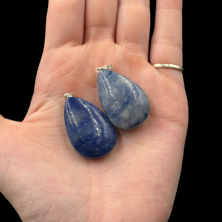Blue Aventurine Teardrop Pendant - Funky Stuff