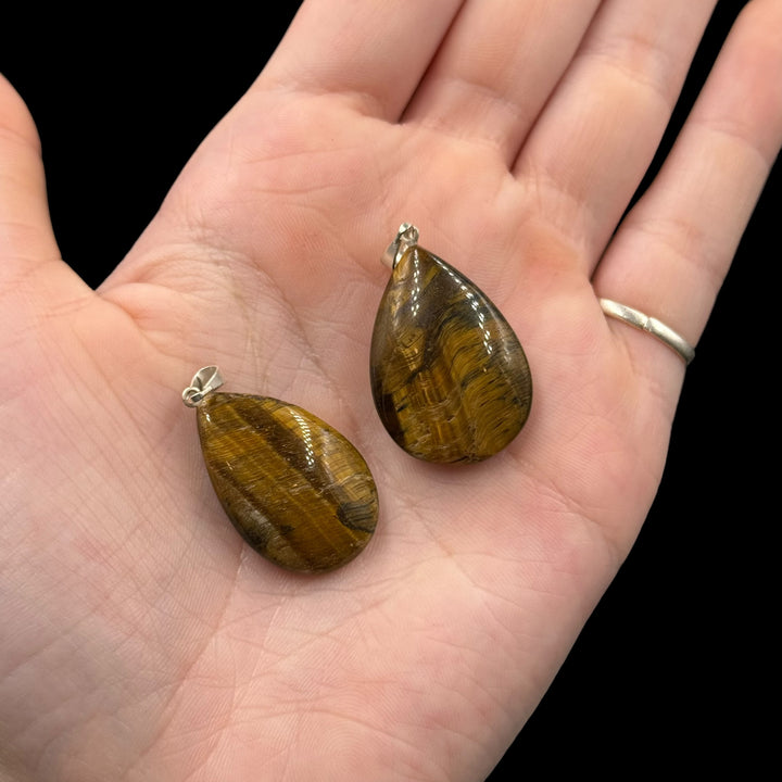 Tiger's Eye Teardrop Pendant - Funky Stuff