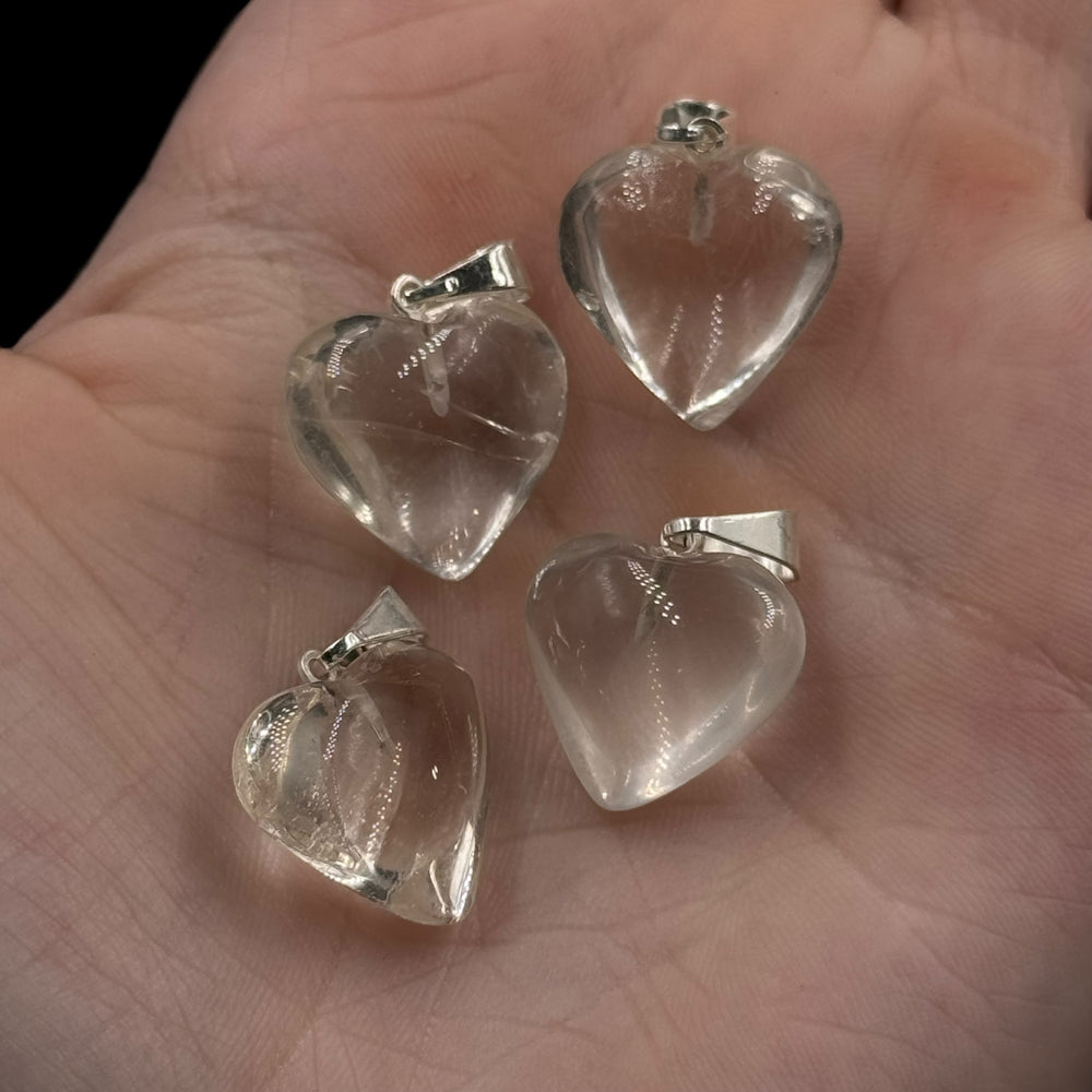Quartz Mini Heart Pendant - Funky Stuff