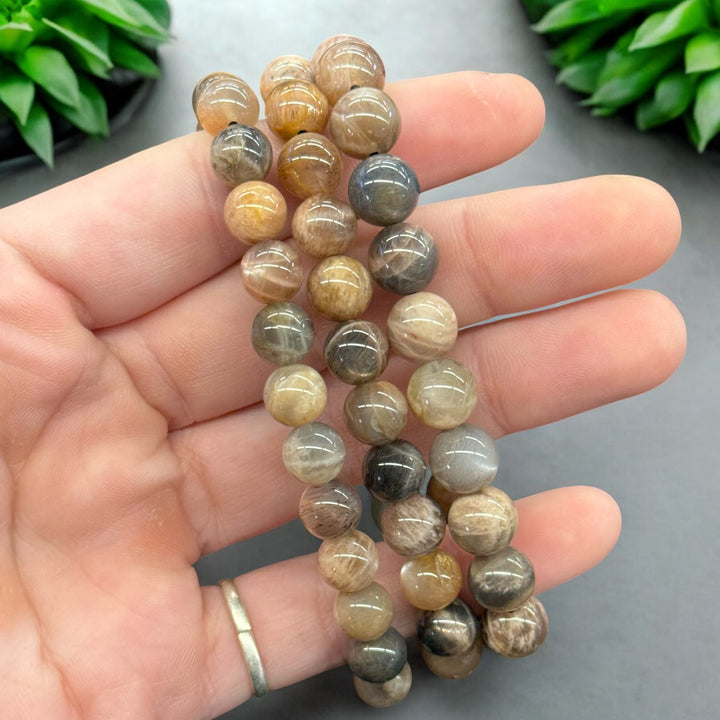 Black Sunstone Moonstone Bracelet - Funky Stuff