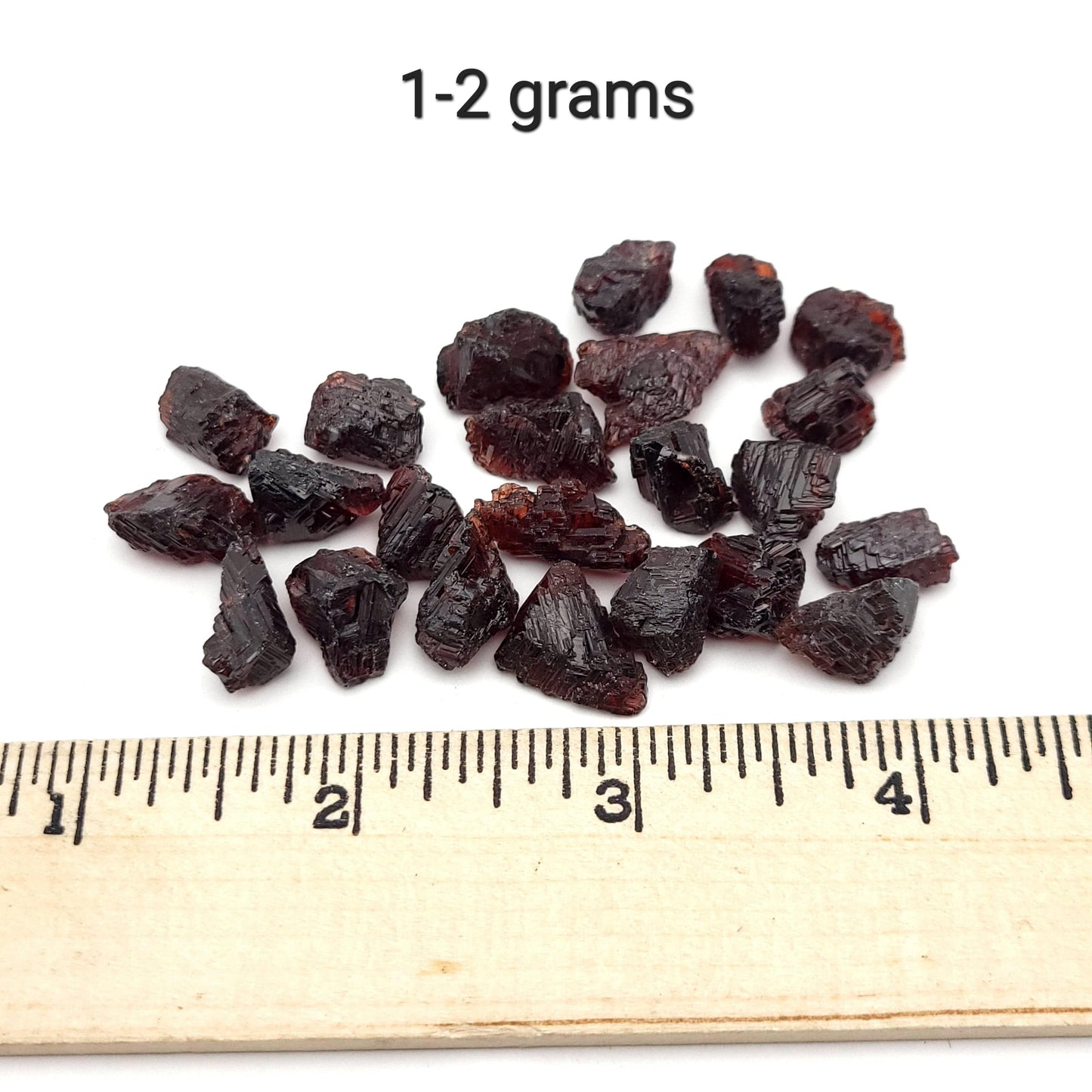 Etched Spessartine Garnet (Thumbnail Case Specimen)