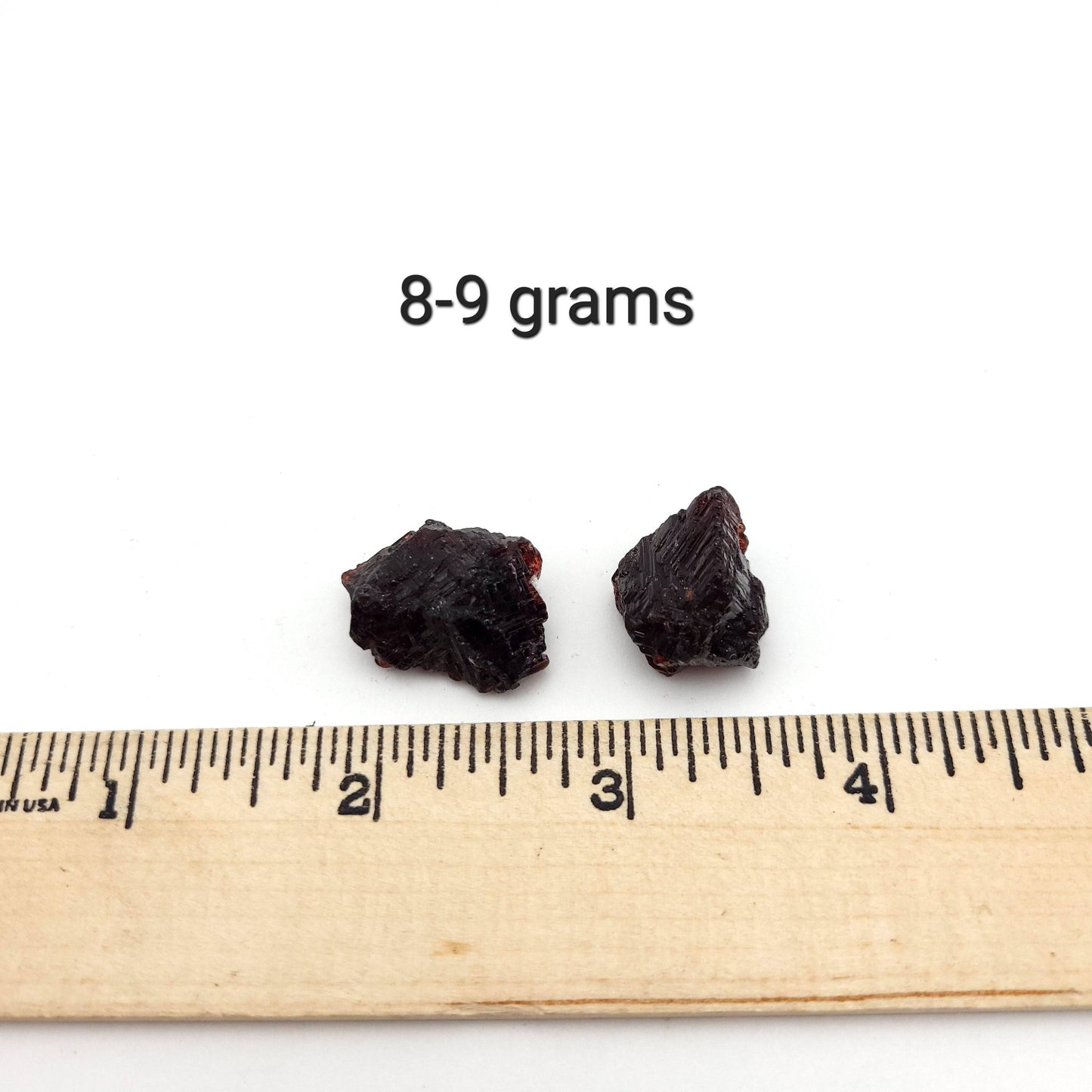 Etched Spessartine Garnet (Thumbnail Case Specimen)