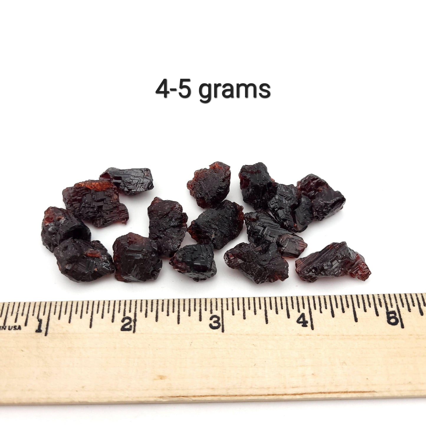 Etched Spessartine Garnet (Thumbnail Case Specimen)