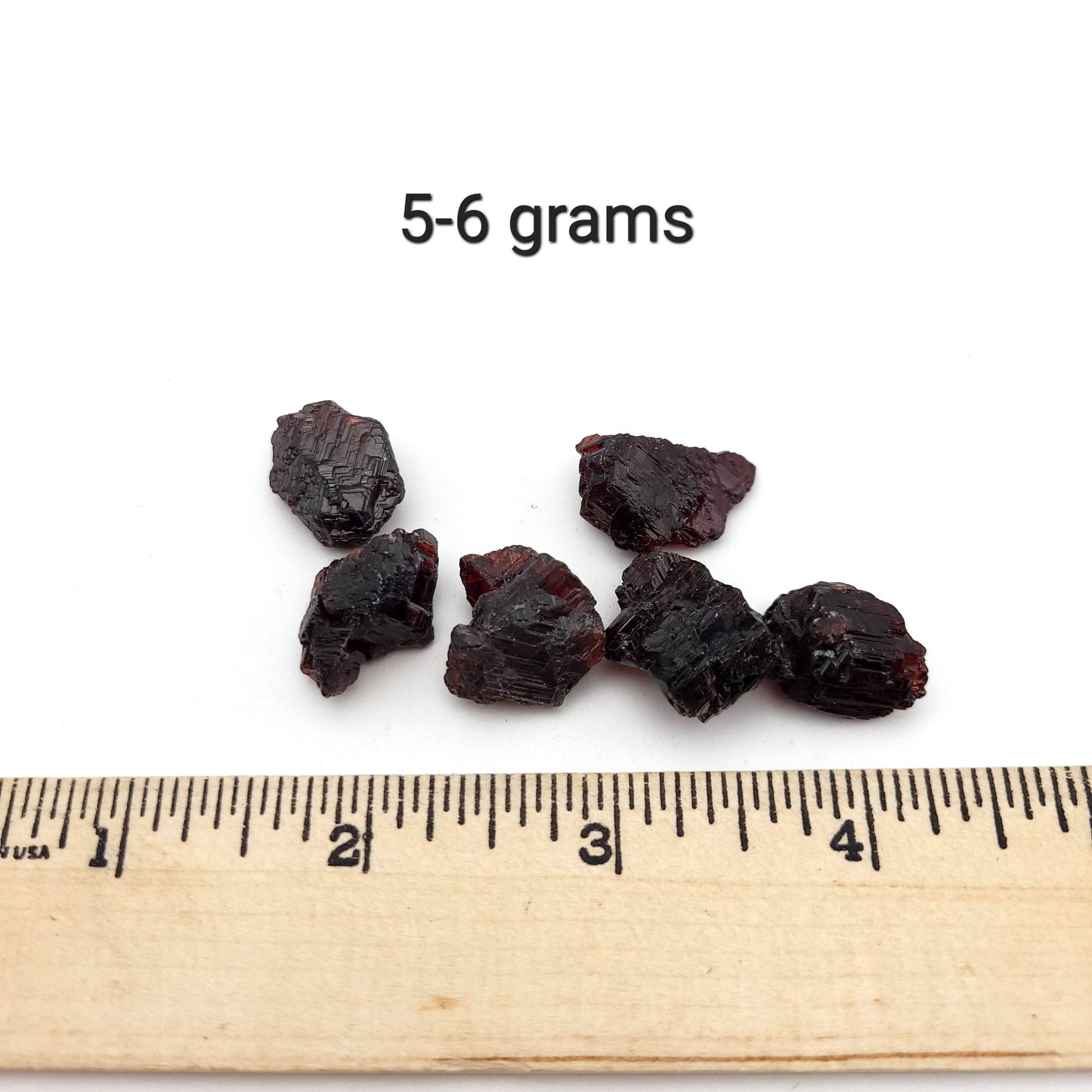Etched Spessartine Garnet (Thumbnail Case Specimen)
