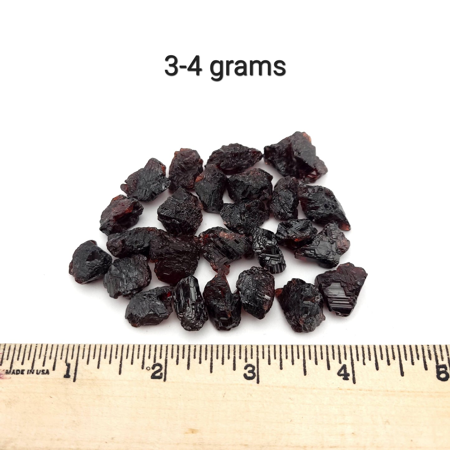 Etched Spessartine Garnet (Thumbnail Case Specimen)