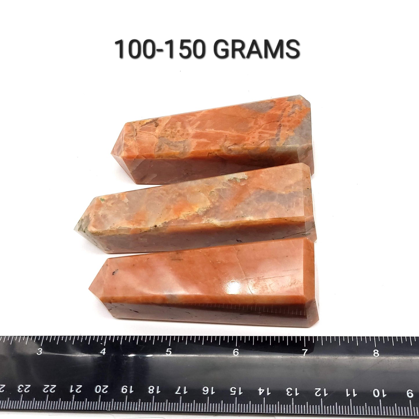 Peach Moonstone Obelisk