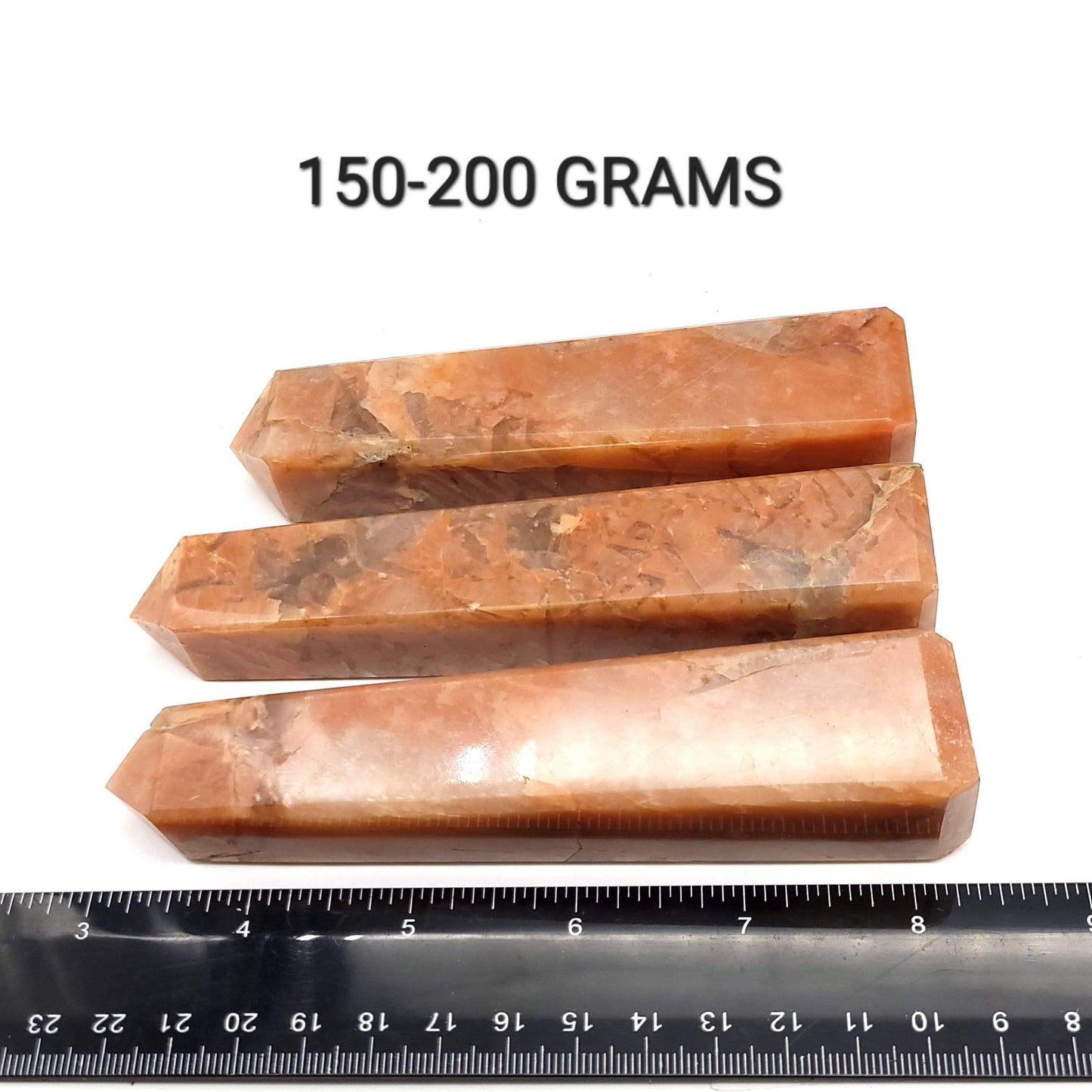 Peach Moonstone Obelisk