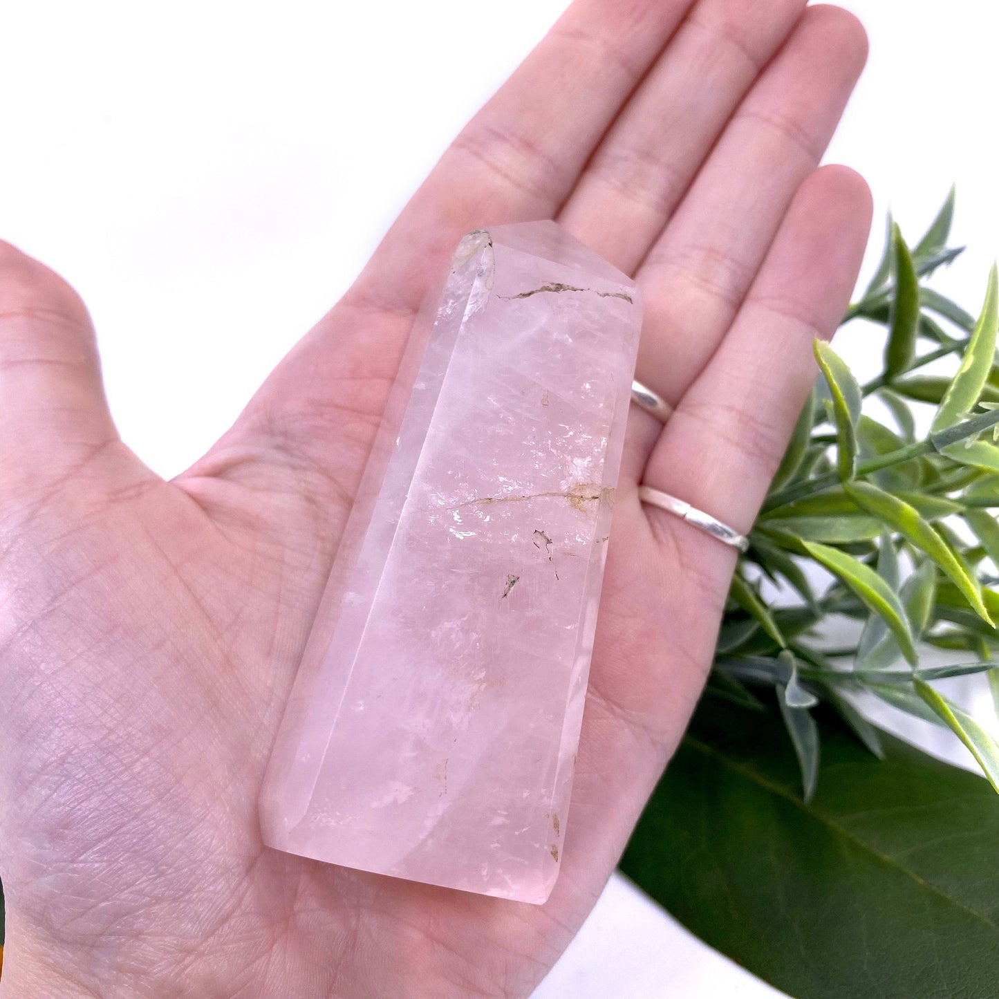 Rose Quartz Obelisk