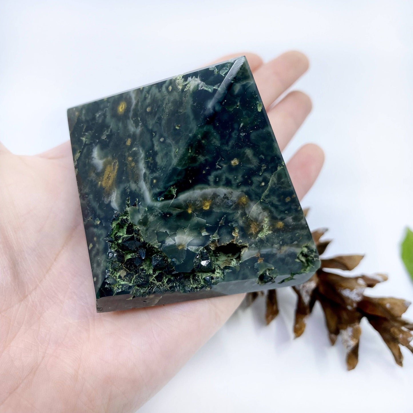 Ocean Jasper Pyramid