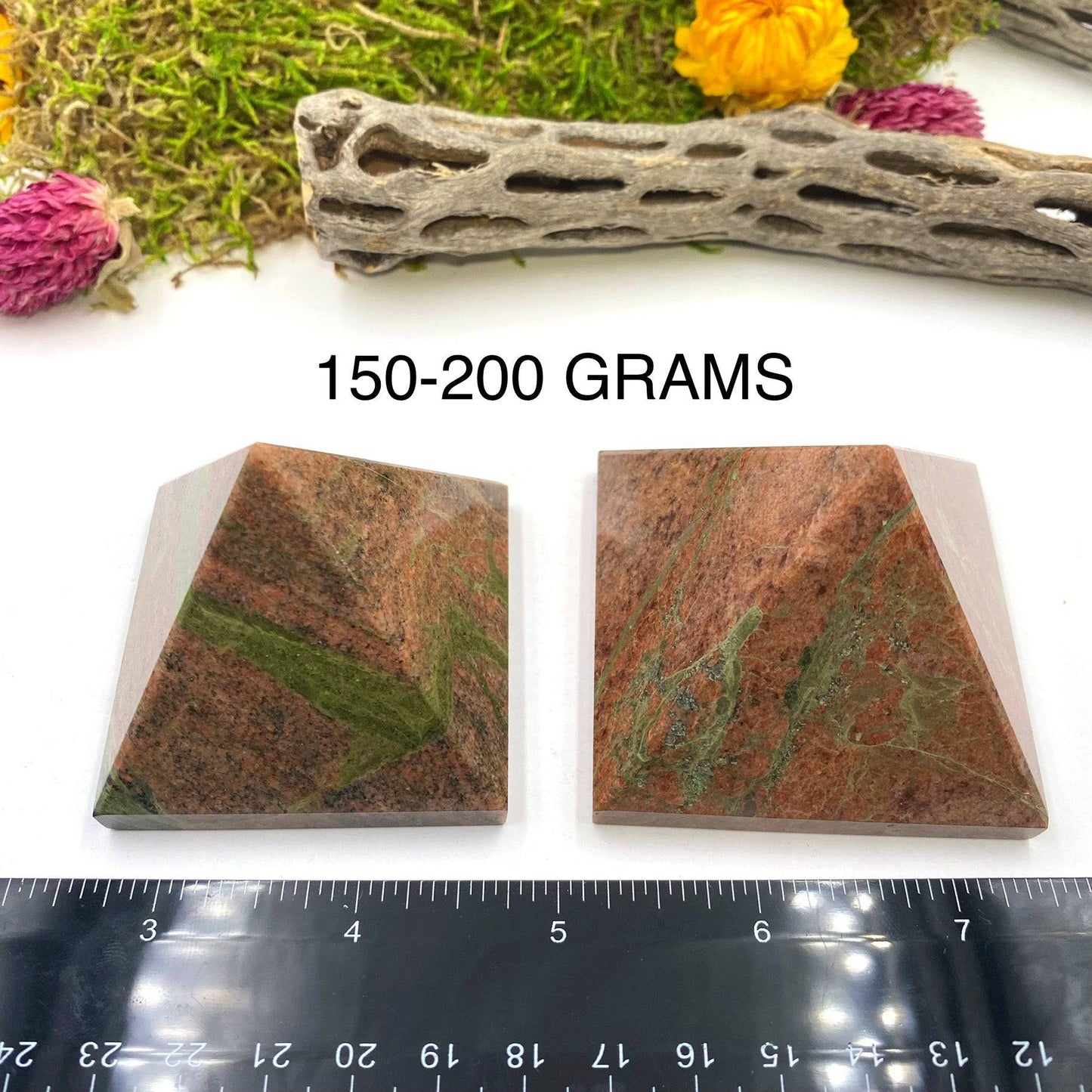 Unakite pyramid