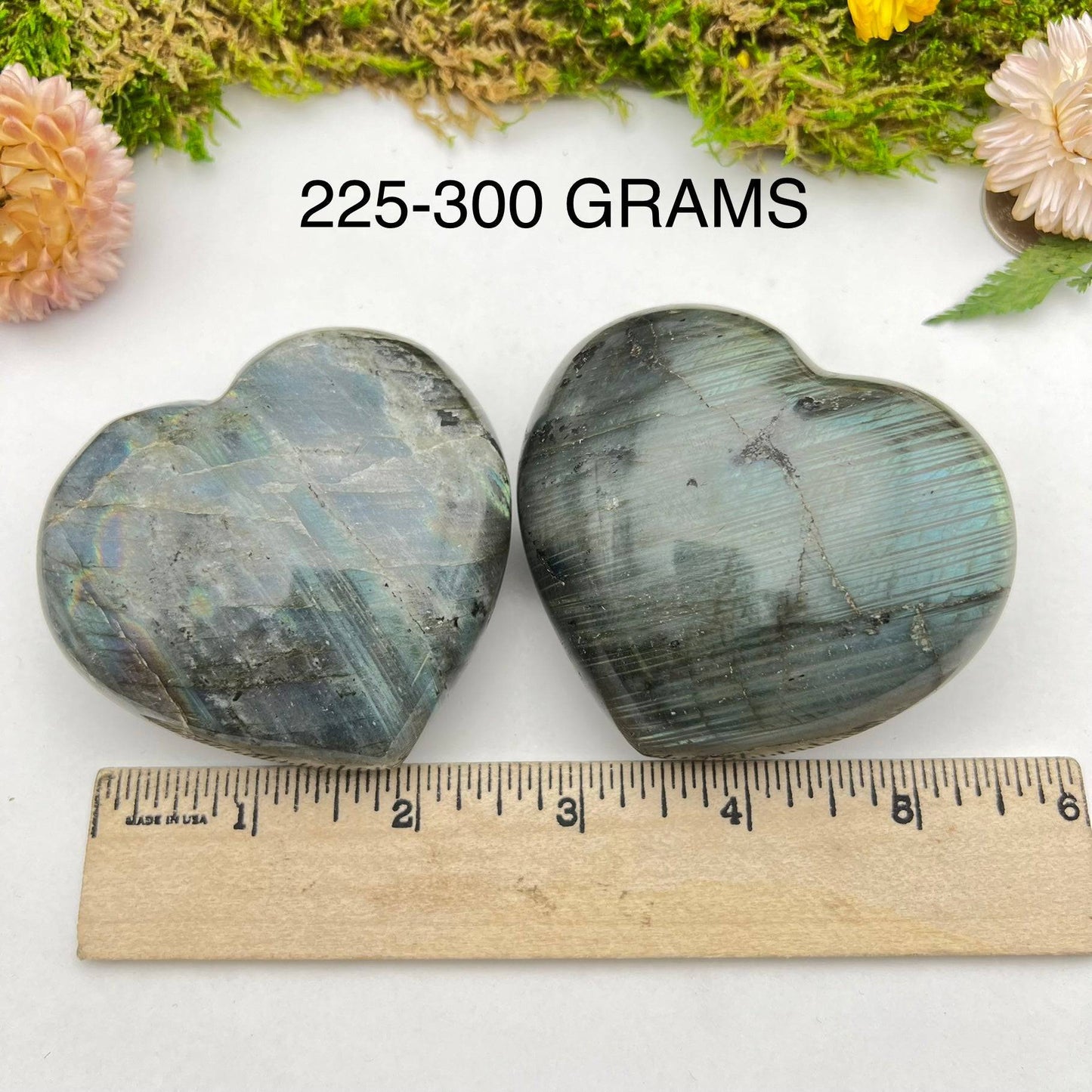 Labradorite Heart