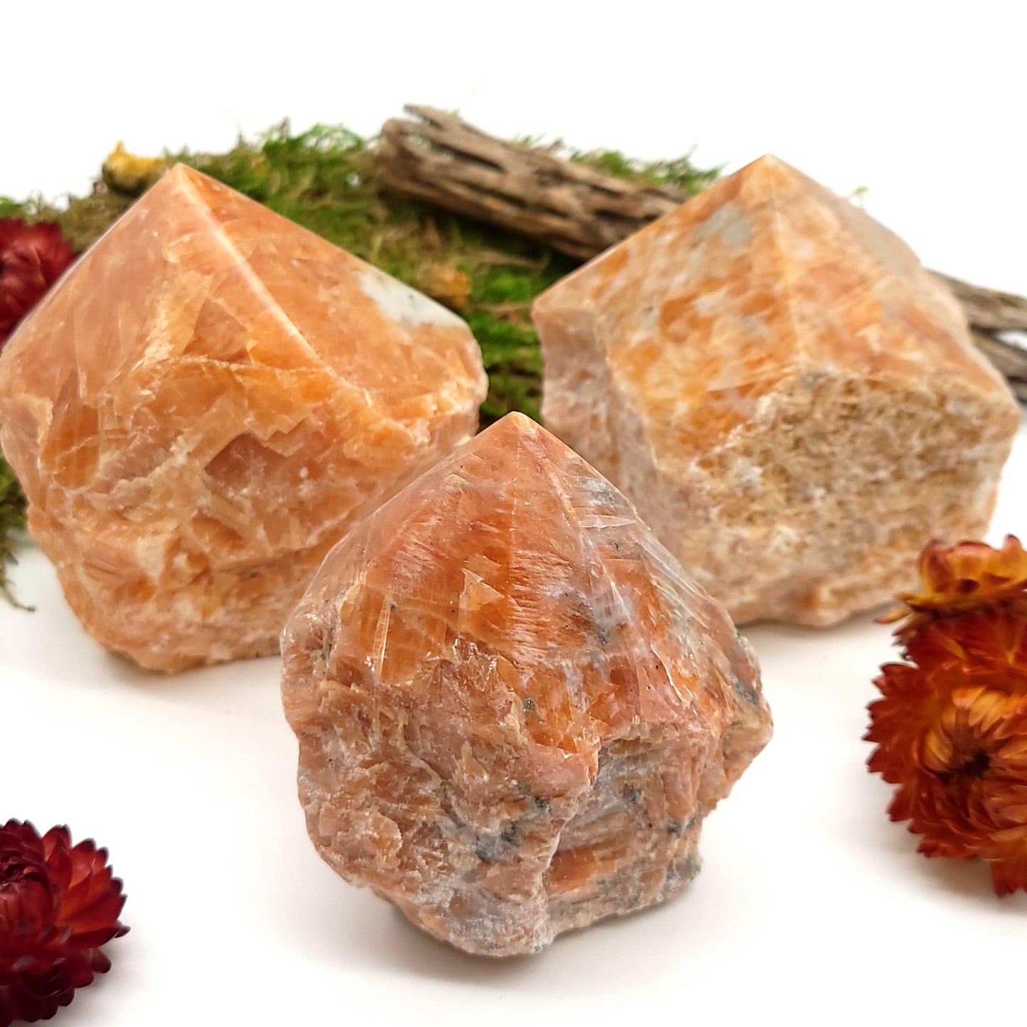 Orange Calcite Polished Point