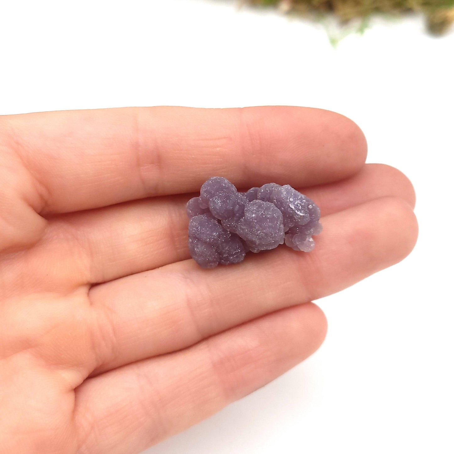 Grape Agate (Thumbnail Case Specimen)