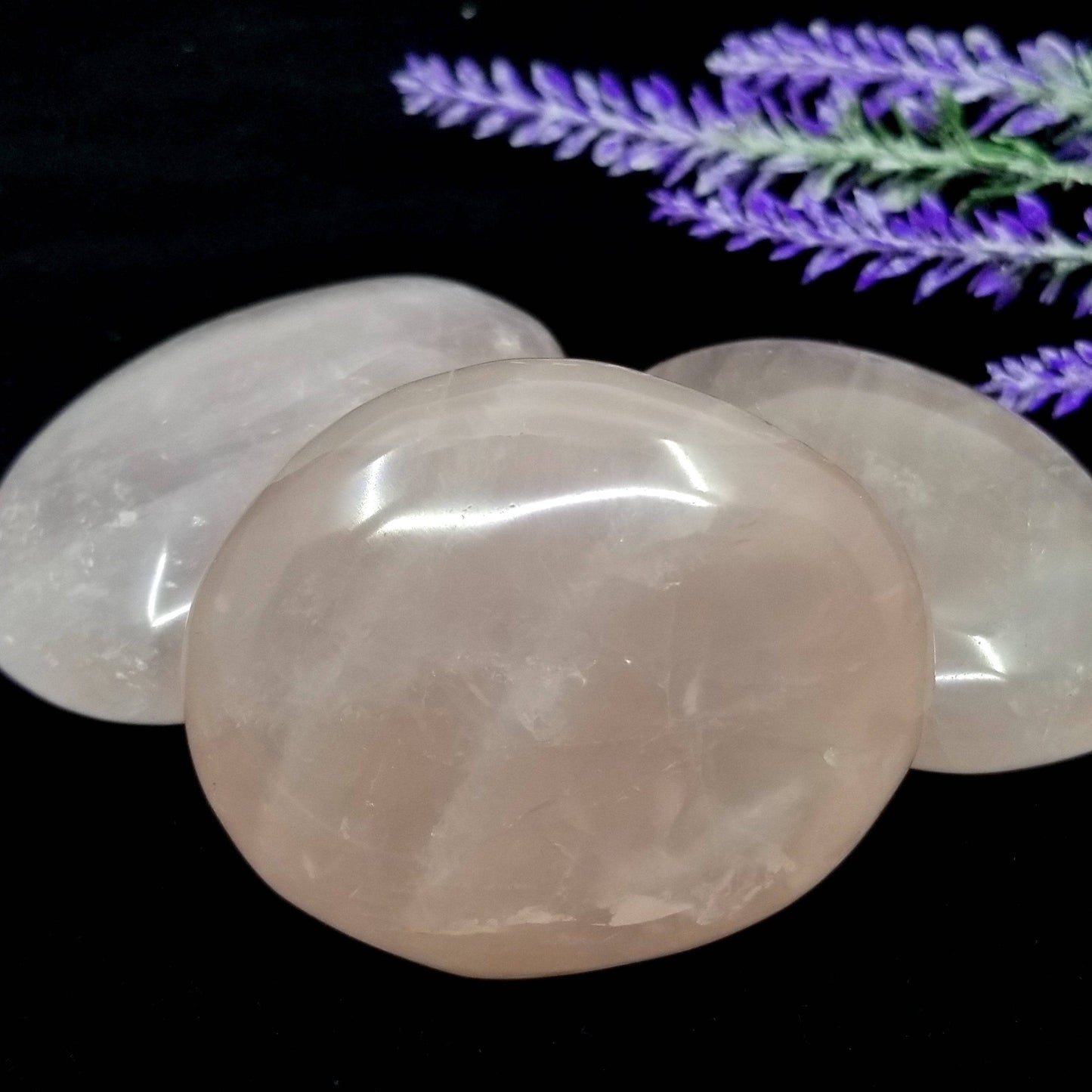 Rose Quartz Palmstone - Funky Stuff