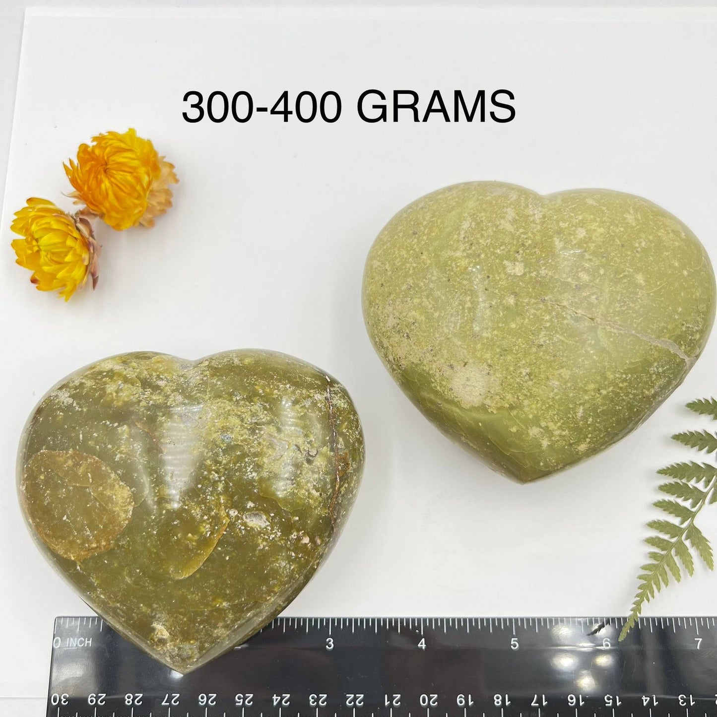 Green Opal Heart