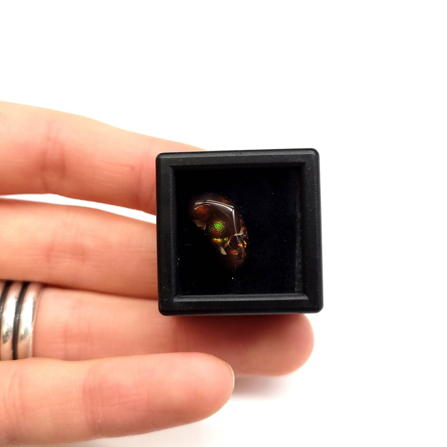 Fire Agate Cabochon - A Grade