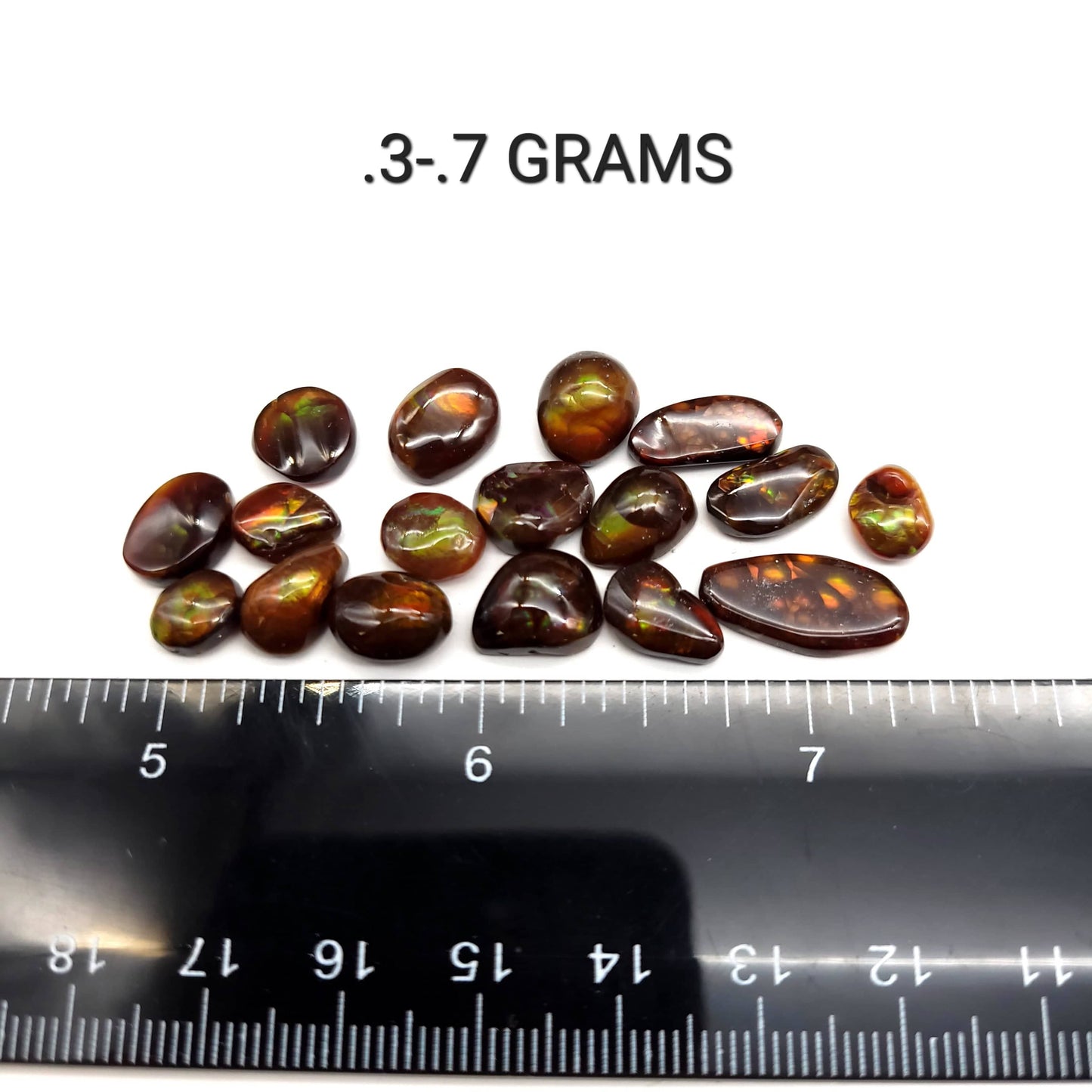 Fire Agate Cabochon - A Grade