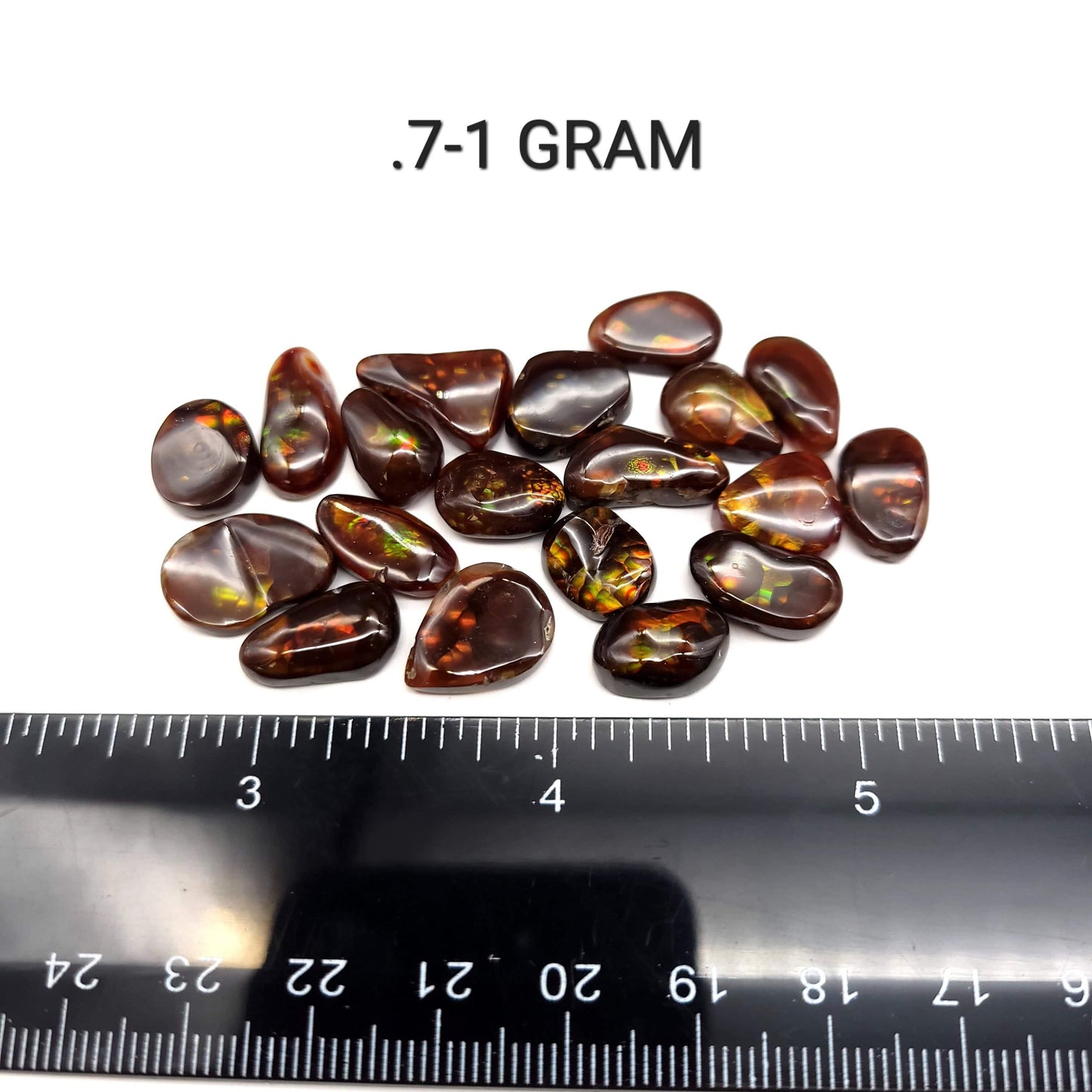 Fire Agate Cabochon - A Grade