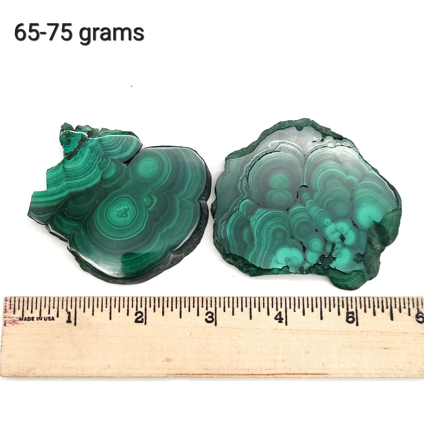 Malachite Slice (A Grade)