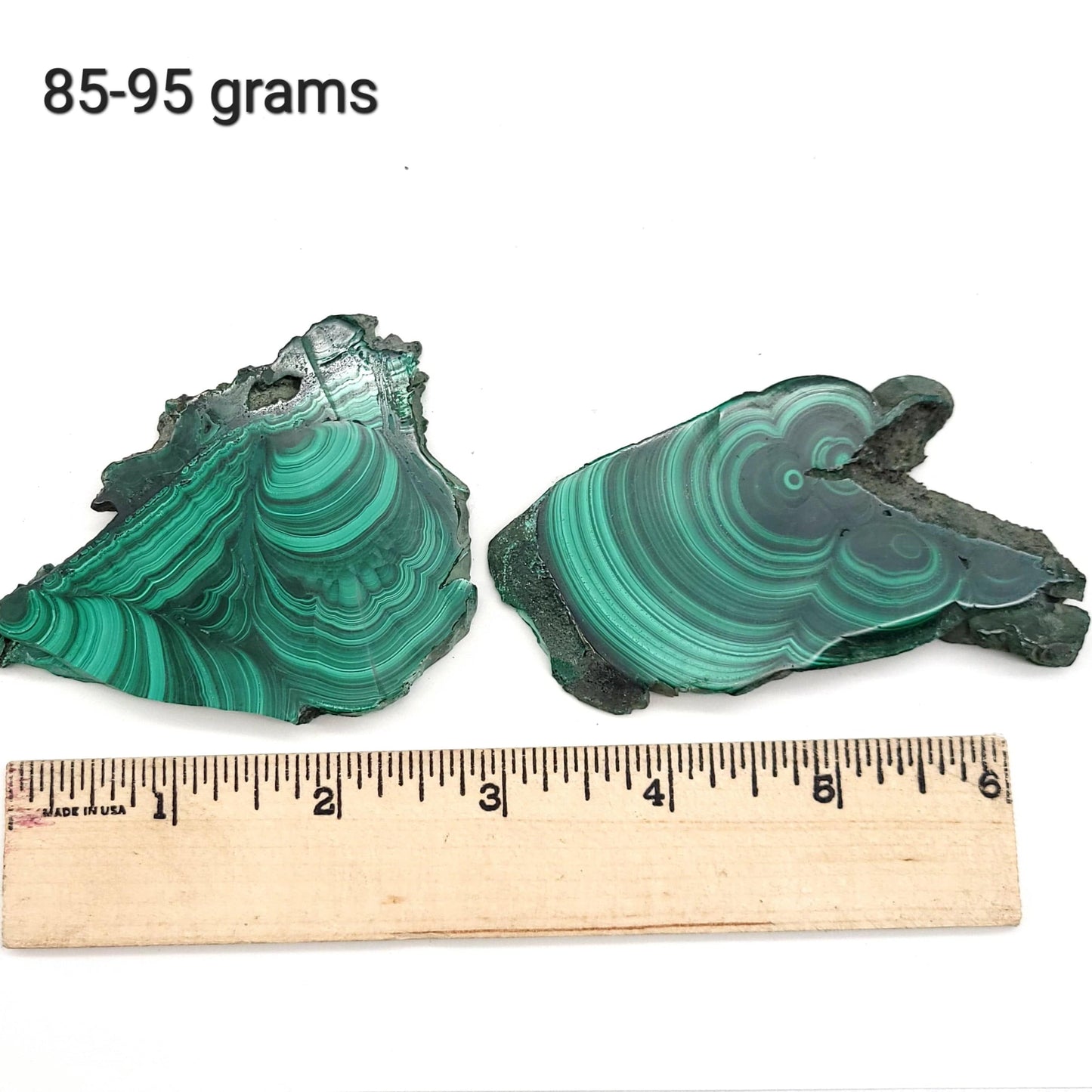 Malachite Slice (A Grade)
