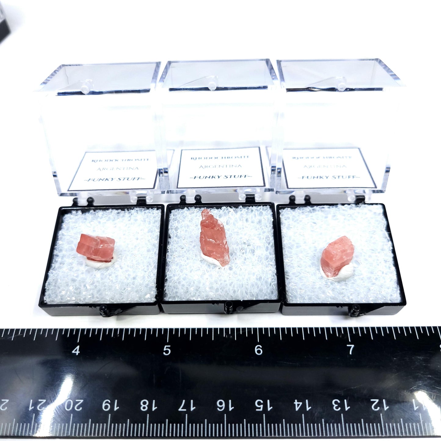 Rhodochrosite Thumbnail Case Specimen