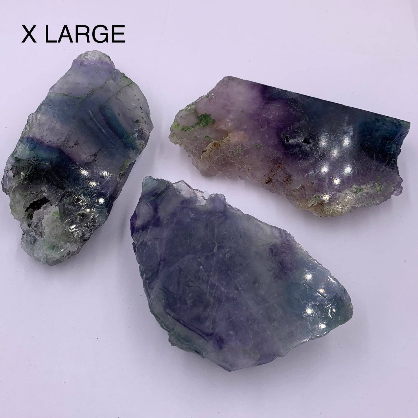 Fluorite Slice (1/2 Polished)
