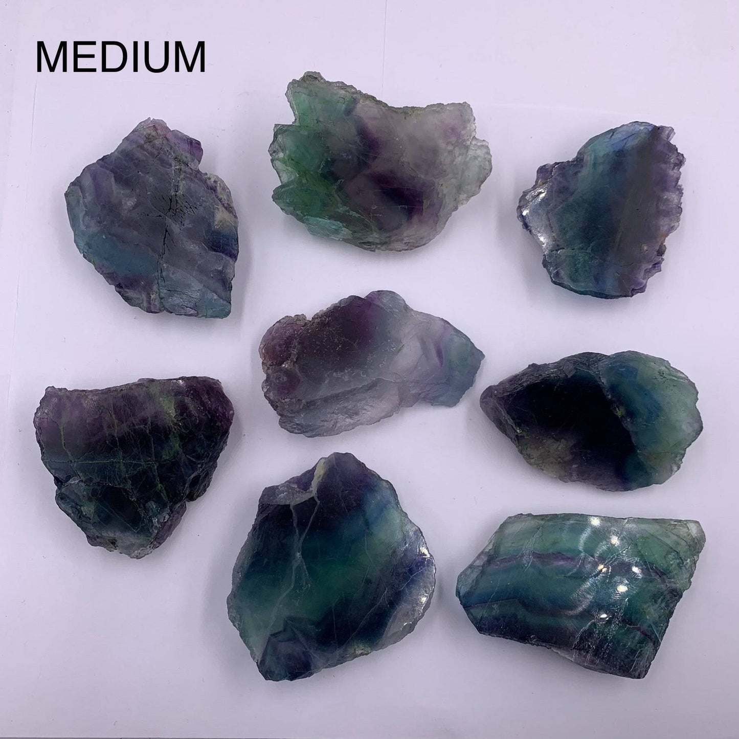 Fluorite Slice (1/2 Polished)
