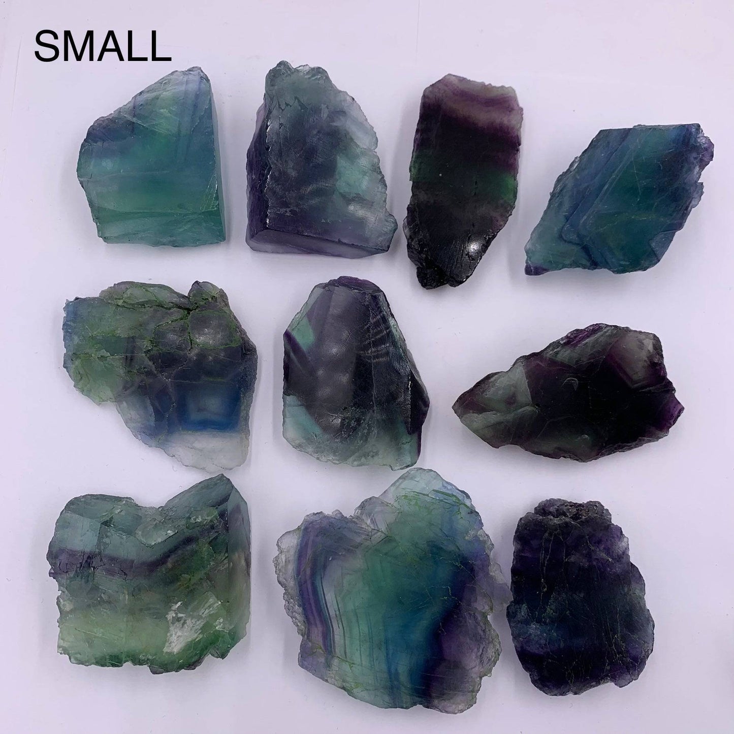 Fluorite Slice (1/2 Polished)