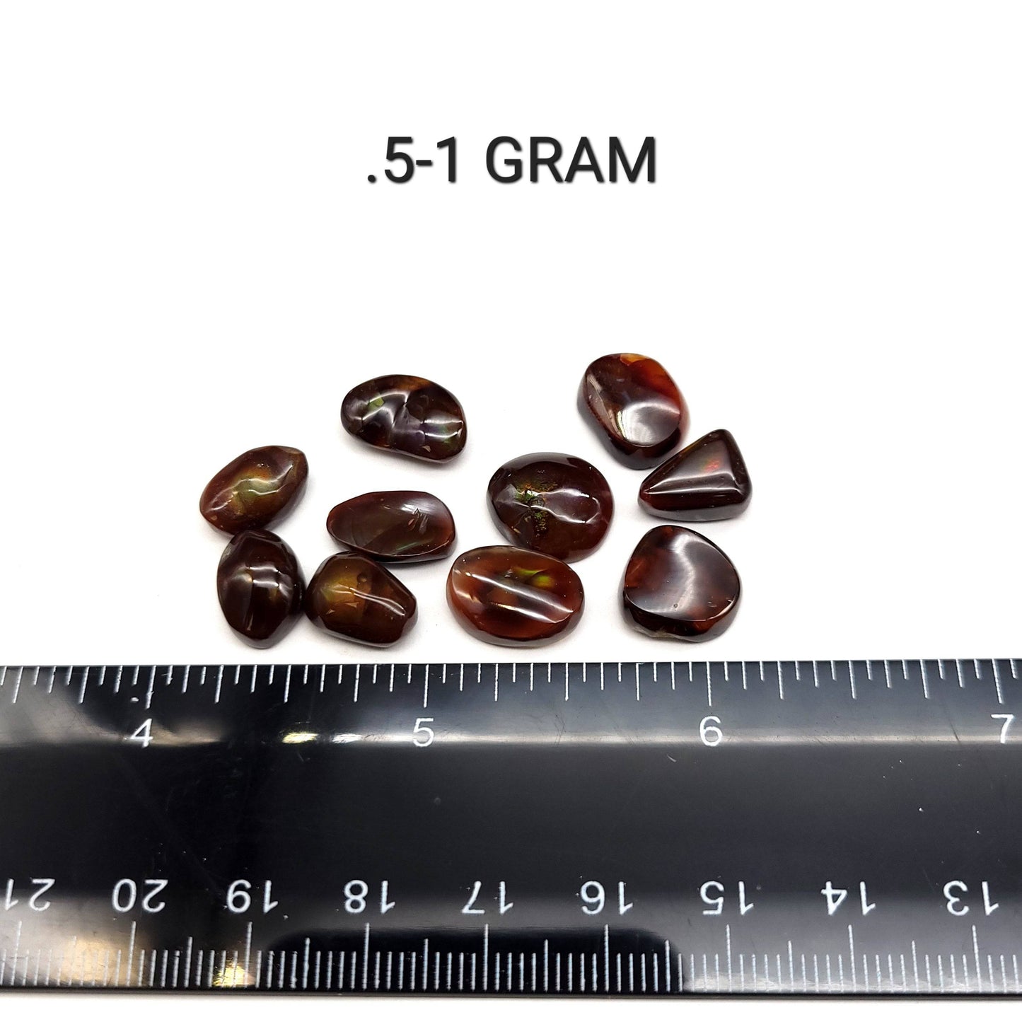 Fire Agate Cabochon - Funky Stuff