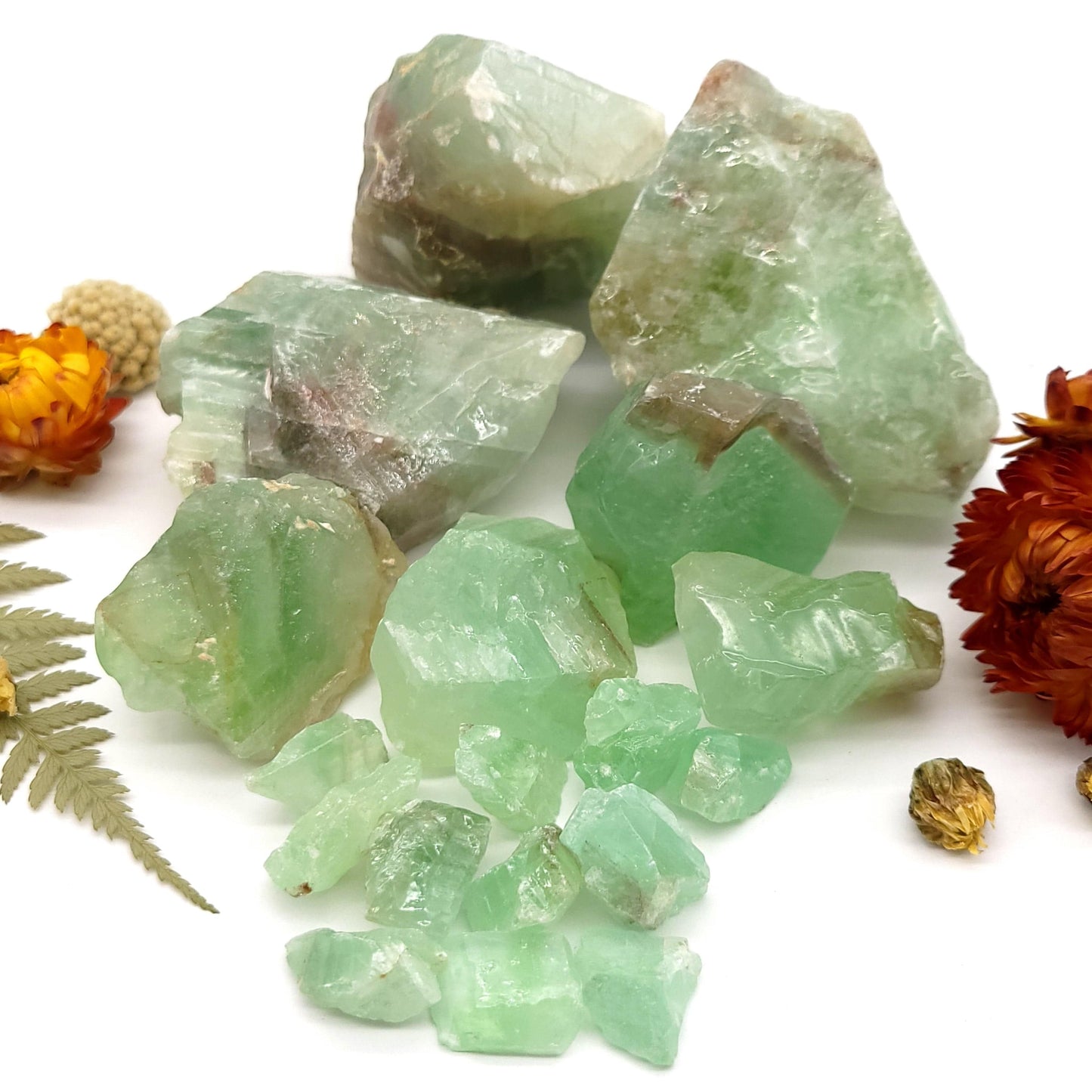 Green Calcite Rough