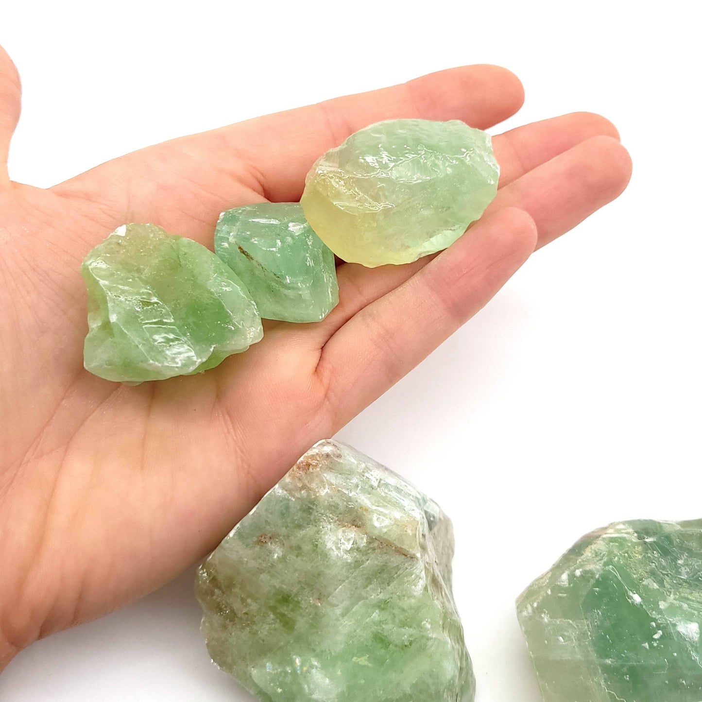 Green Calcite Rough