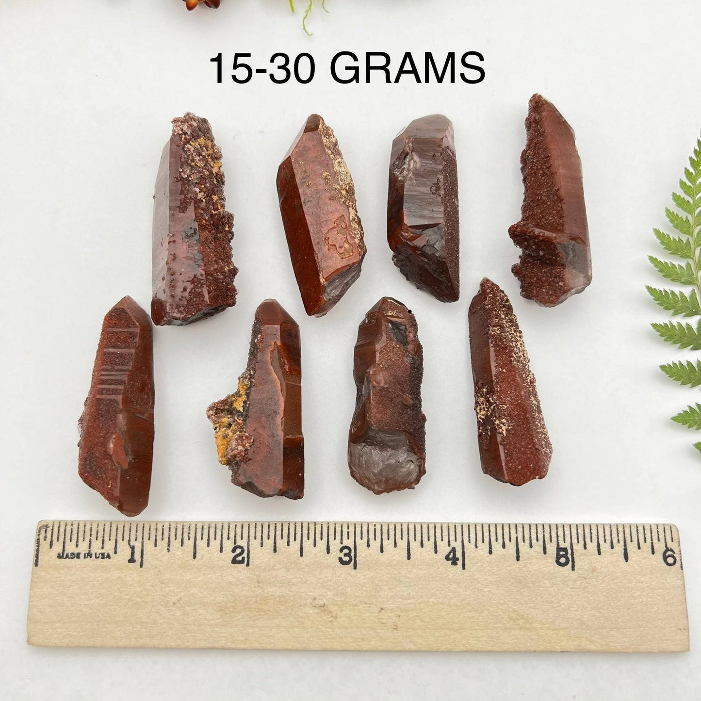 Red Hematite Quartz Point (A Grade)