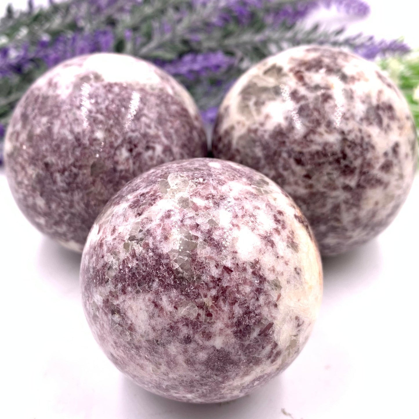 Lepidolite Sphere