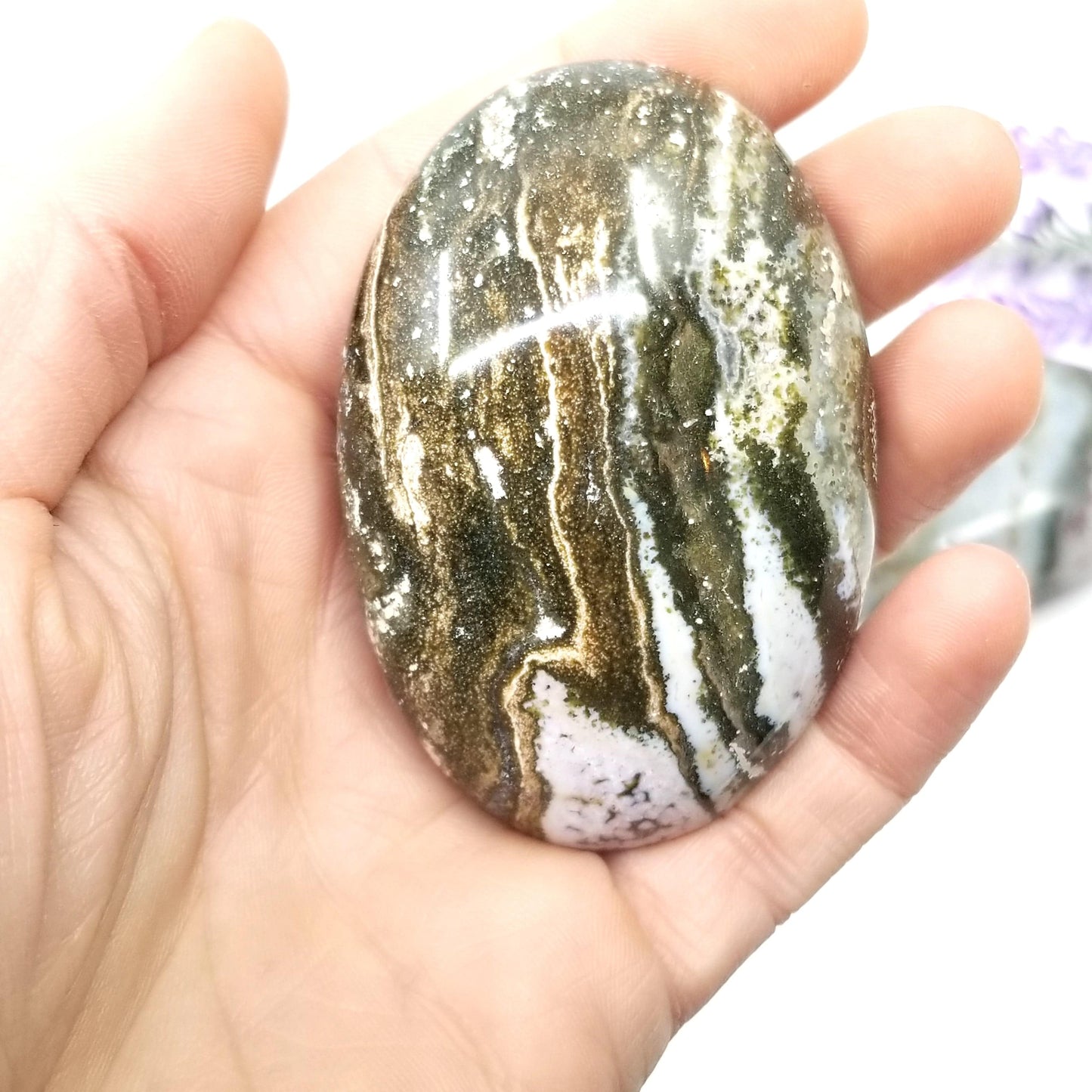 Ocean Jasper Palmstone