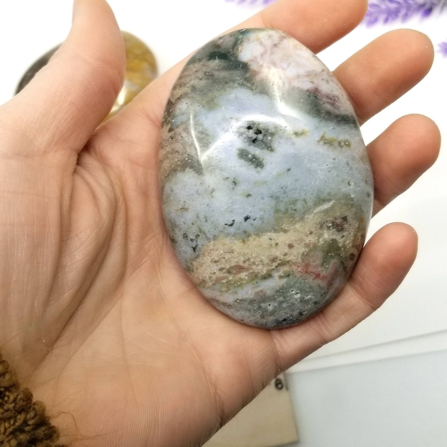 Ocean Jasper Palmstone