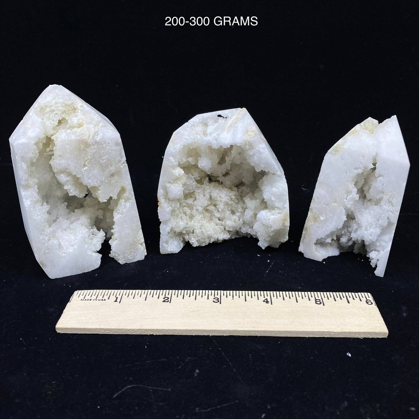 White Agate Druzy Tower