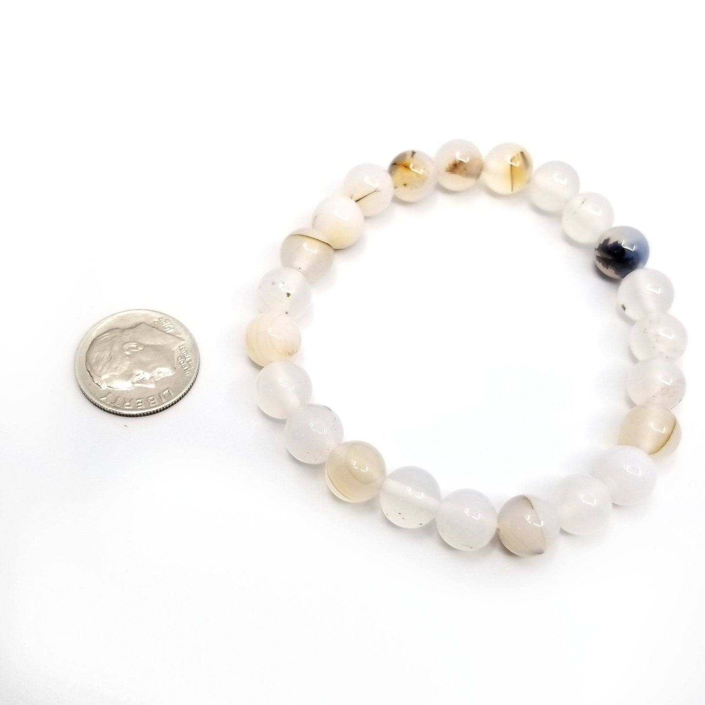 Black and White Agate Bracelet