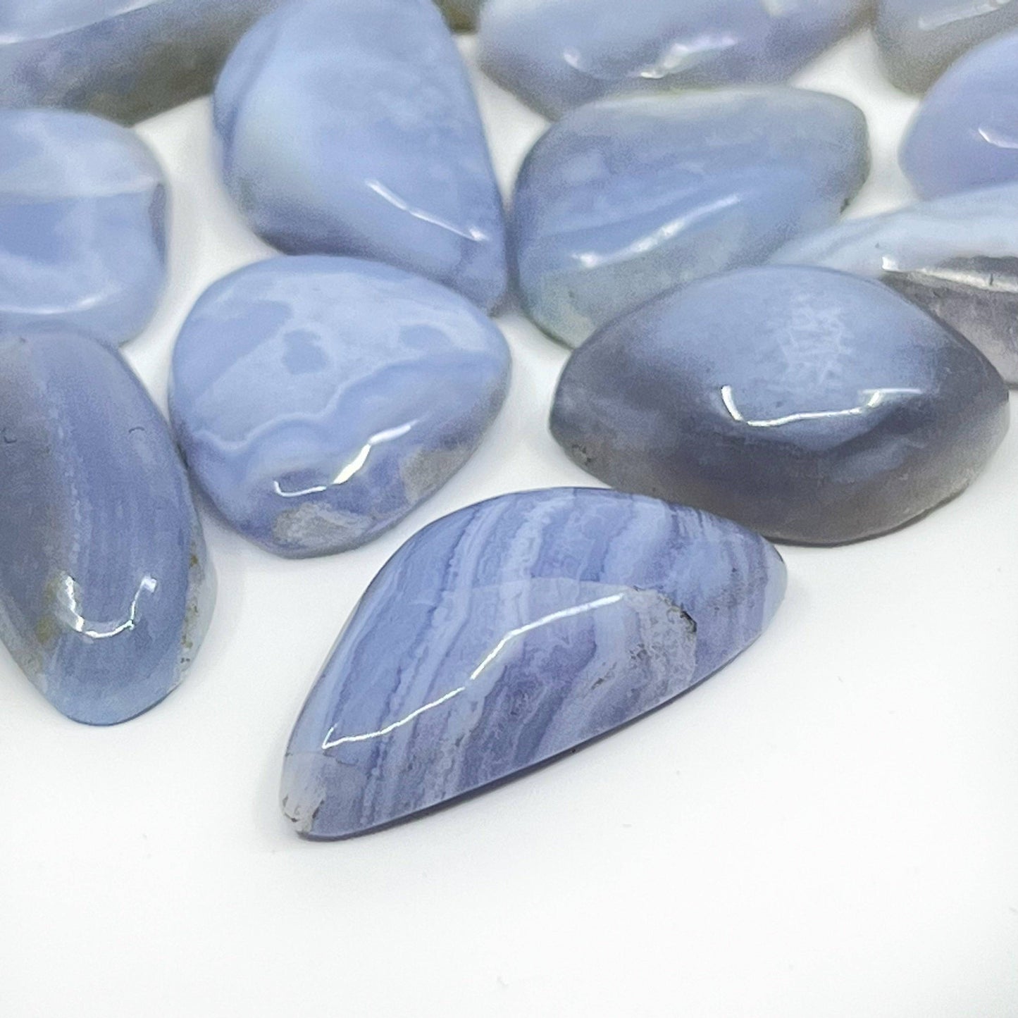 Blue Lace Agate Freeform Cabochon