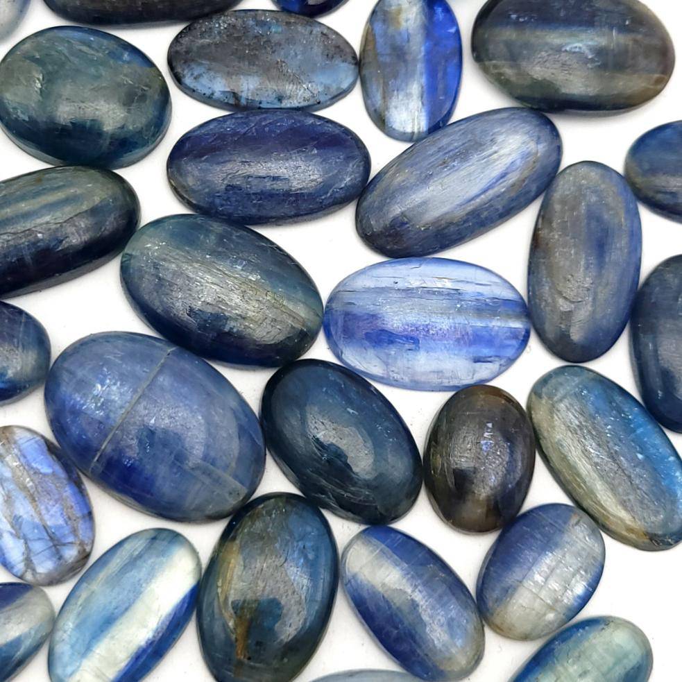 Blue Kyanite Cabochon - Oval