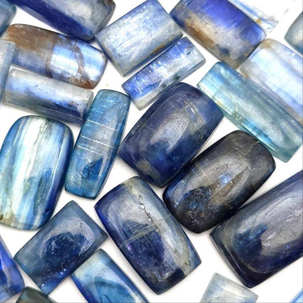 Blue Kyanite Cabochon - Rectangle