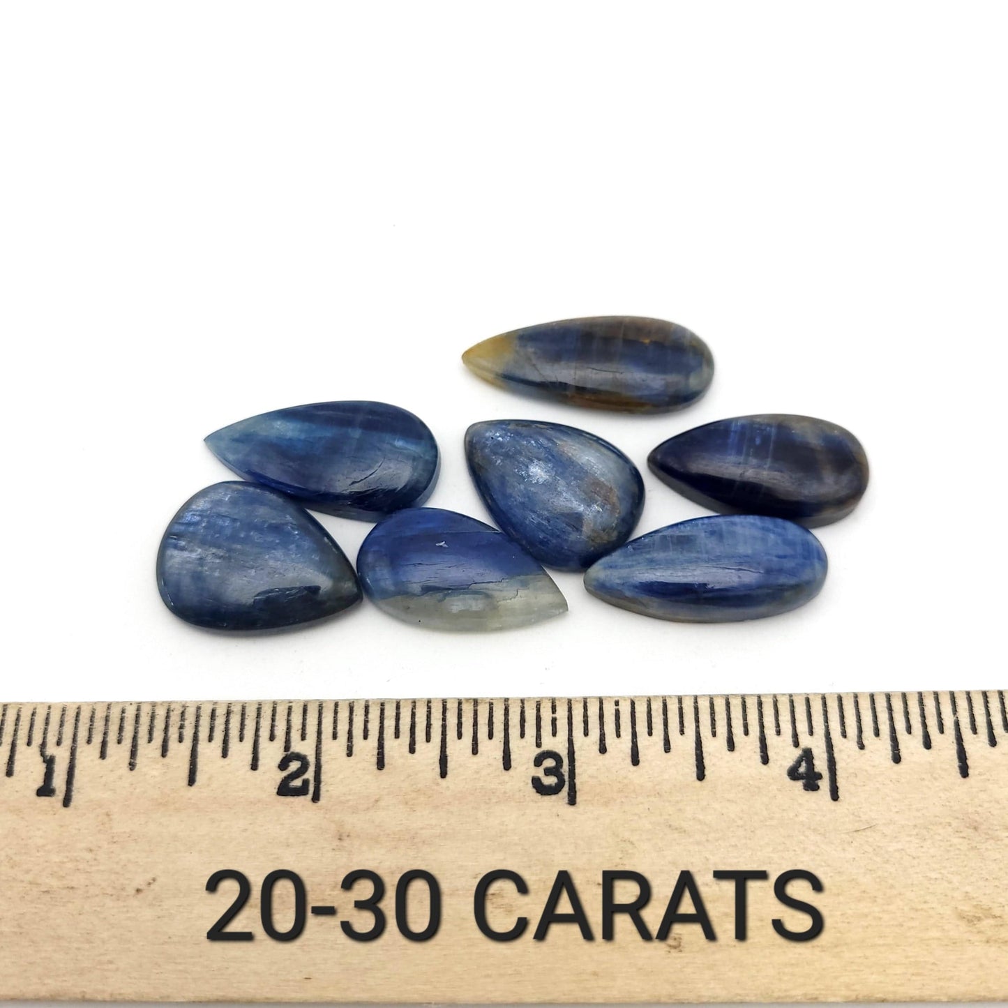 Blue Kyanite Cabochon - Tear Drop