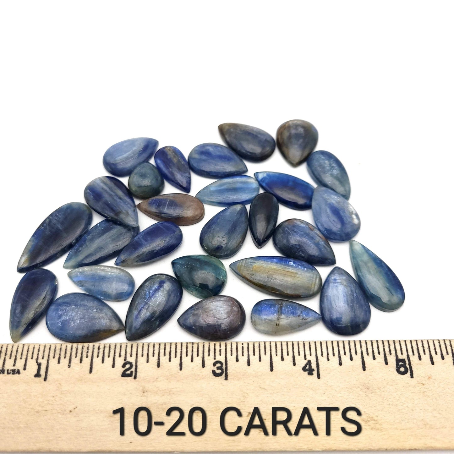 Blue Kyanite Cabochon - Tear Drop