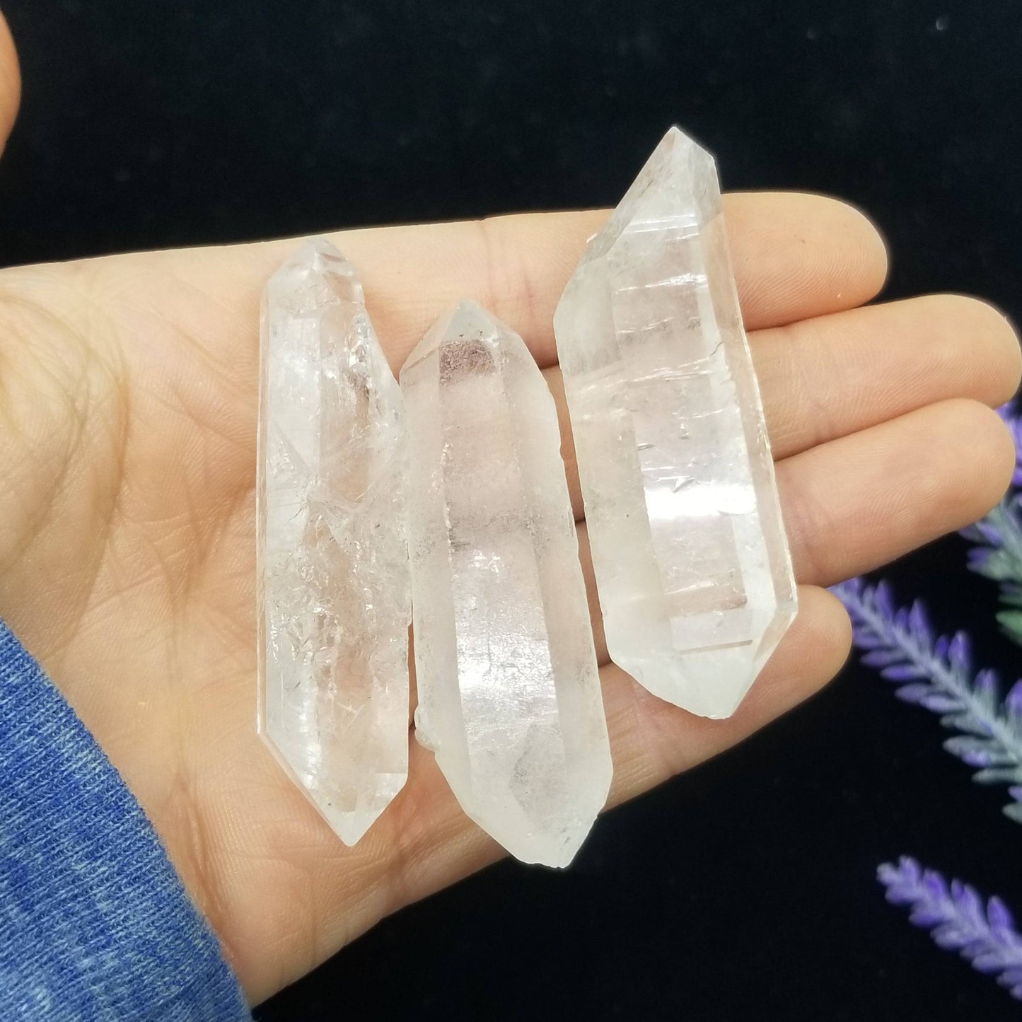 Double Terminated Quartz Point