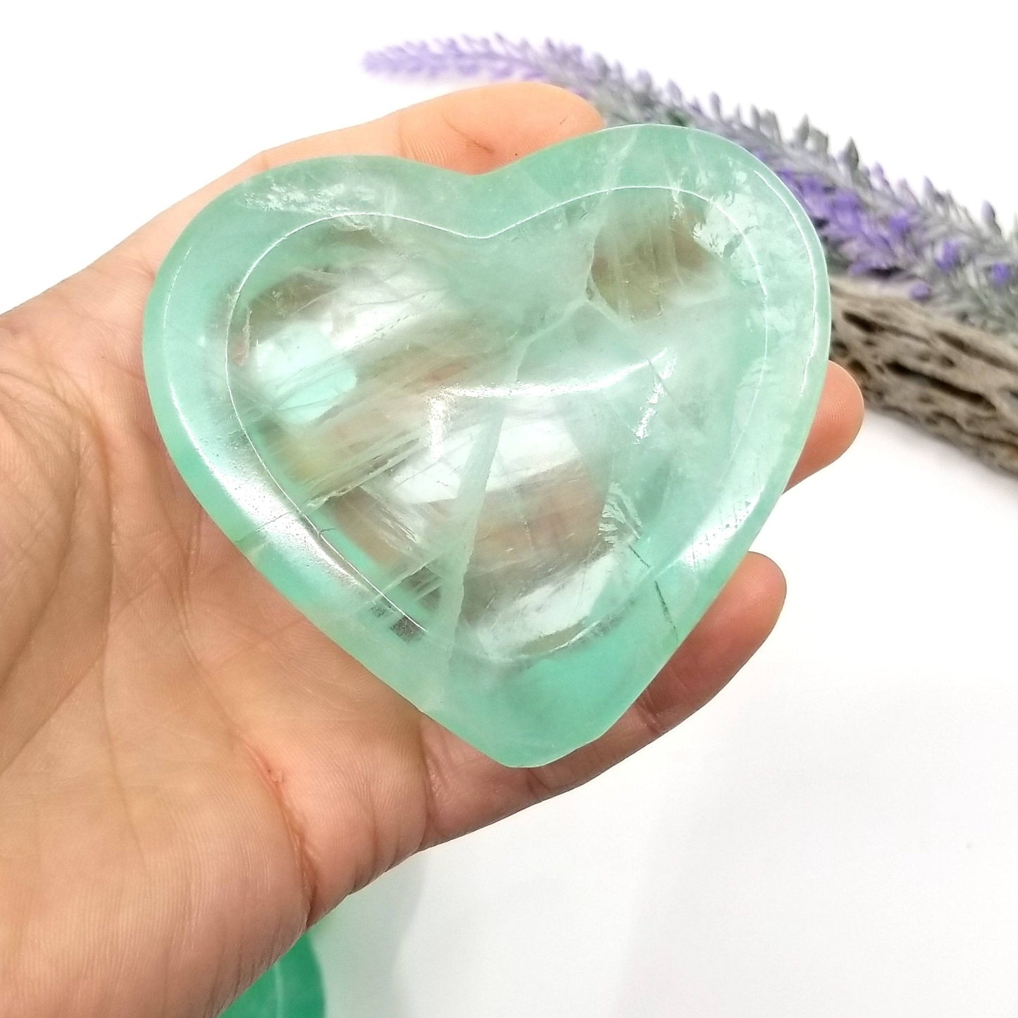 Fluorite Heart Shaped Dish (3-4")