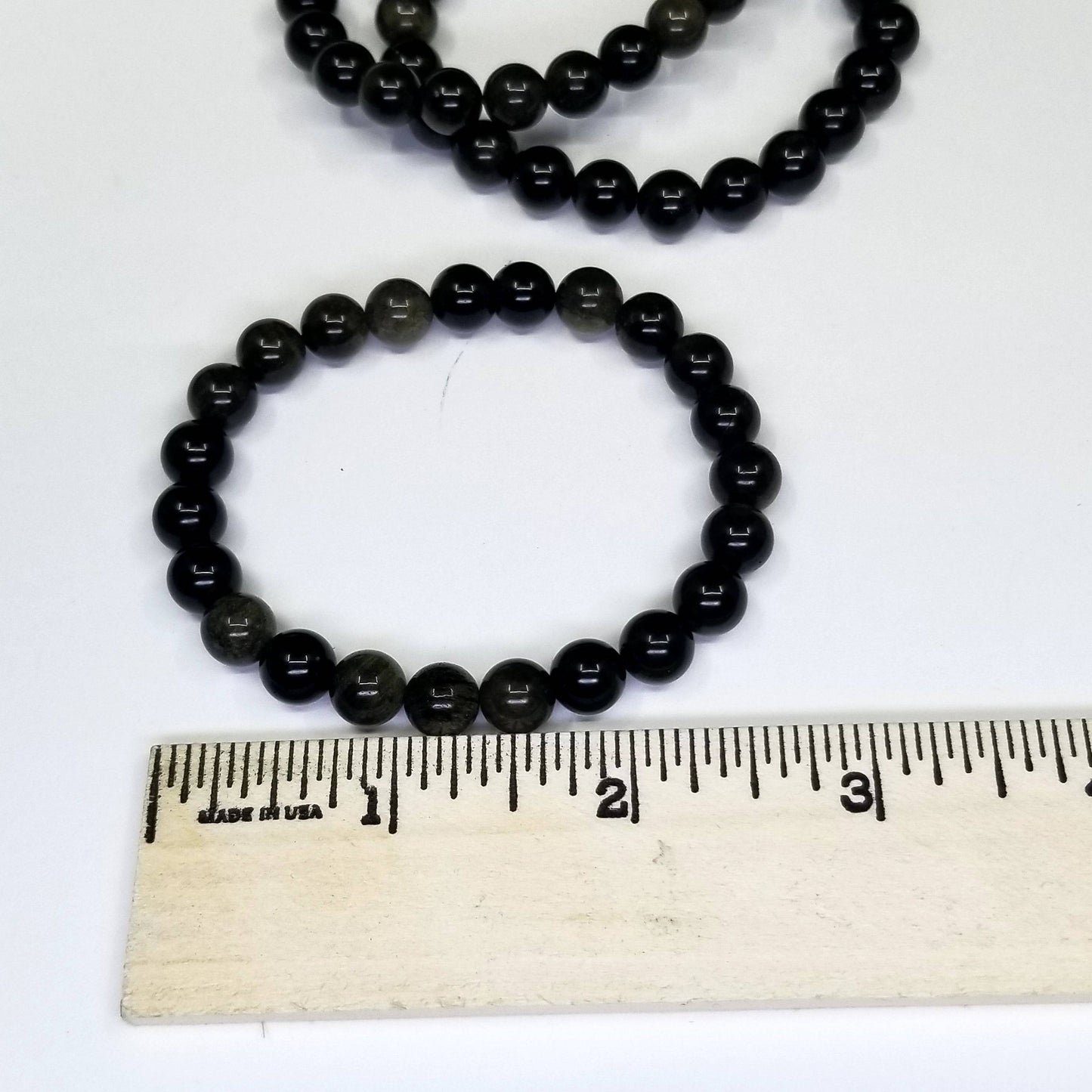 Golden Sheen Obsidian Bracelet