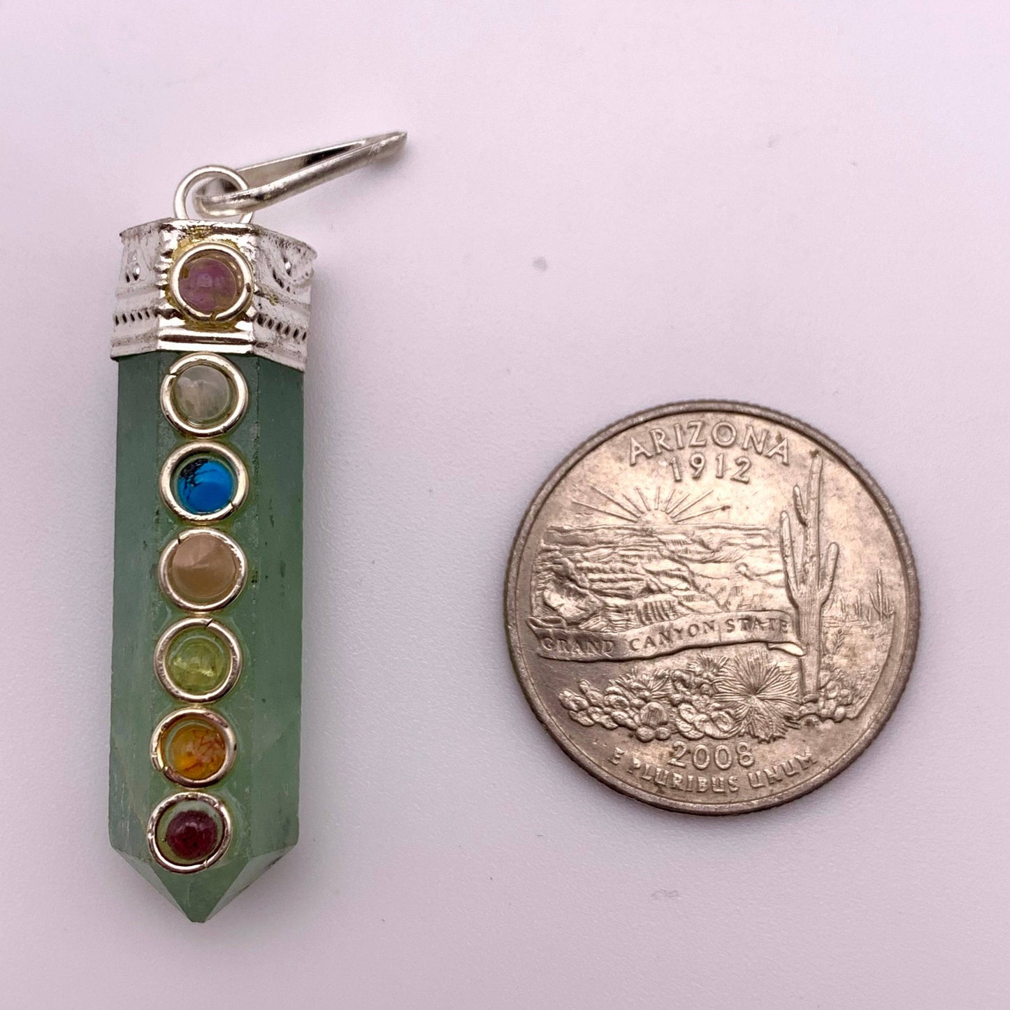 Green Aventurine Chakra Pendant